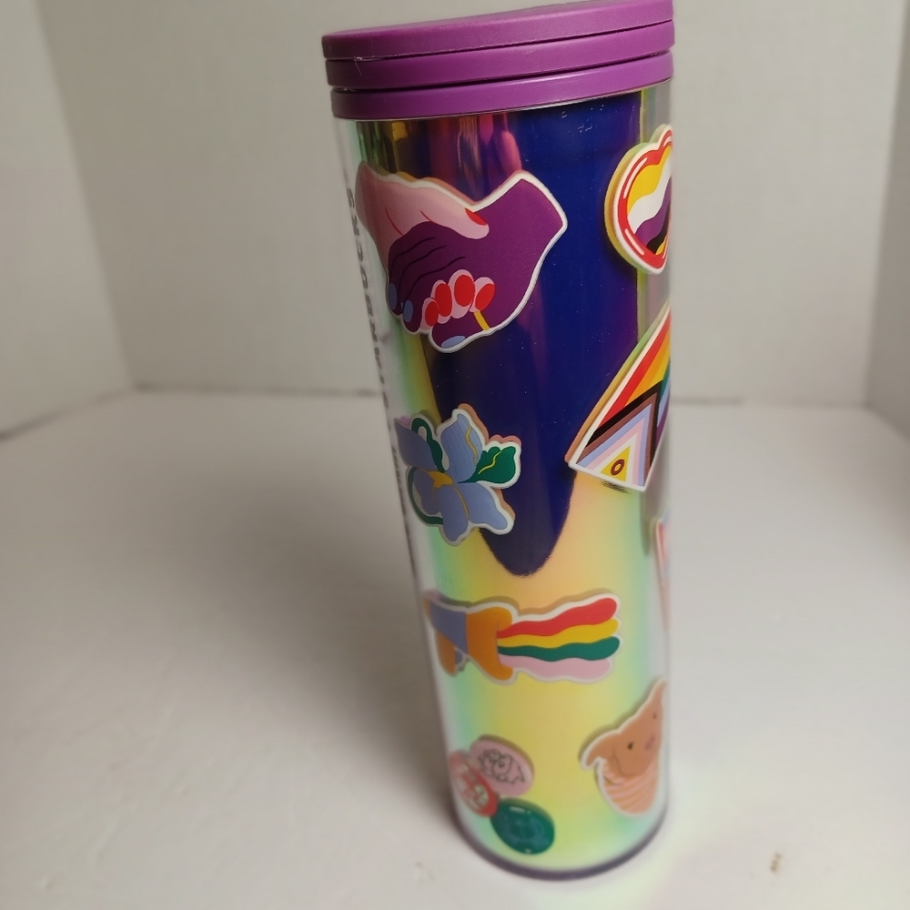 NEW Starbucks Pride LGBTQ+ 2024 Sofie Birkin Vacuum Insulated‎ Tumbler 16 Ounce